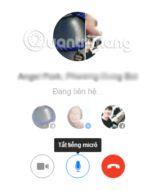 Guide to calling groups on Facebook Messenger computers Picture 5