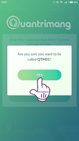 Guide to change nicknames and characters in Pokemon Go Picture 7