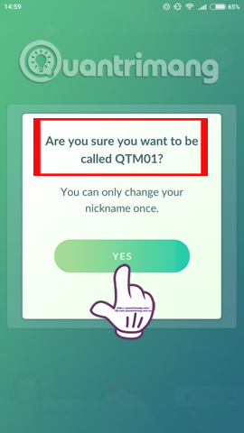 Guide to change nicknames and characters in Pokemon Go Picture 8