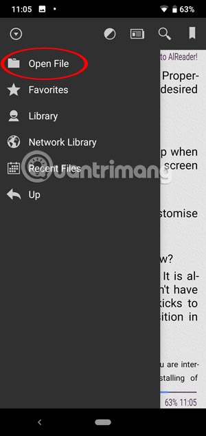 Guide to combining Alreader and Text to Speech to listen to reading books on Android Picture 8
