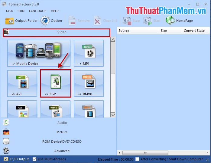 Guide to convert Video to 3GP Picture 7