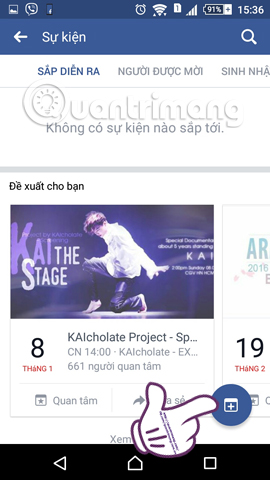 Guide to creating events, activities on Facebook Picture 14