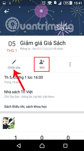 Guide to creating events, activities on Facebook Picture 17