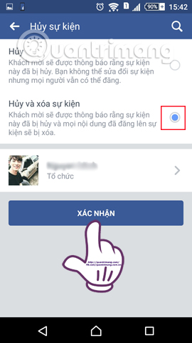 Guide to creating events, activities on Facebook Picture 19