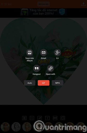 Guide to creating Gif images on Android Picture 8