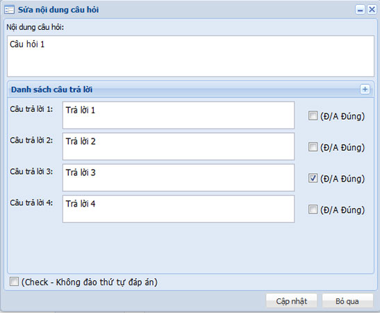 Guide to creating multiple choice questions on VnEdu Picture 2