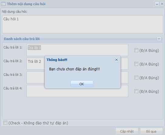 Guide to creating multiple choice questions on VnEdu Picture 3