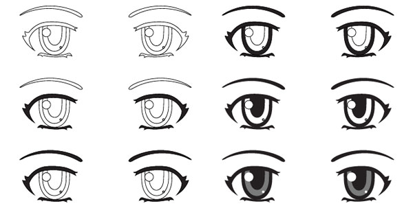 Guide to drawing eye-catching anime characters