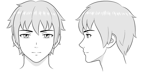 Guide To Drawing Male Heads And Face Characters