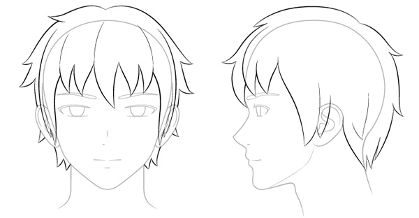 Featured image of post Anime Head Outline Boy See more ideas about anime boy anime anime guys