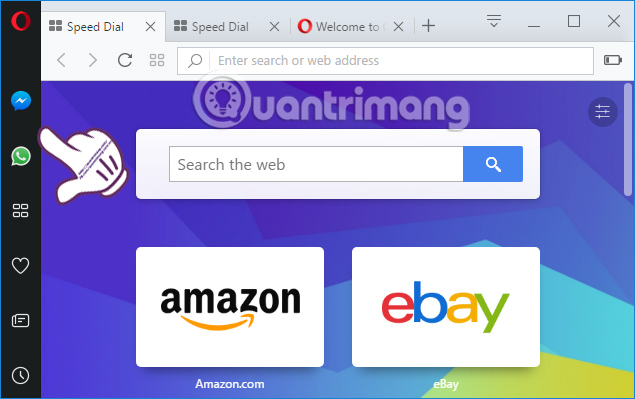 Guide to Facebook Messenger chat on Opera Picture 1