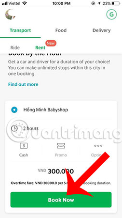 Guide to GrabCar rental by hour Picture 4