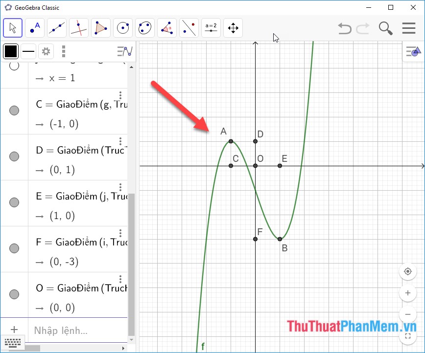 Guide to graphing geometries using Geogebra software Picture 8