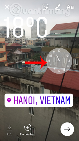 Guide to insert sticker check in position on Instagram Picture 10