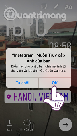 Guide to insert sticker check in position on Instagram Picture 12