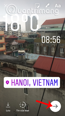 Guide to insert sticker check in position on Instagram Picture 13