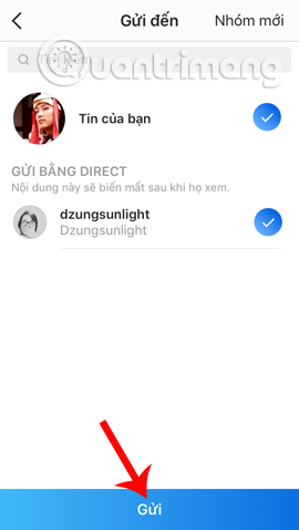 Guide to insert sticker check in position on Instagram Picture 14
