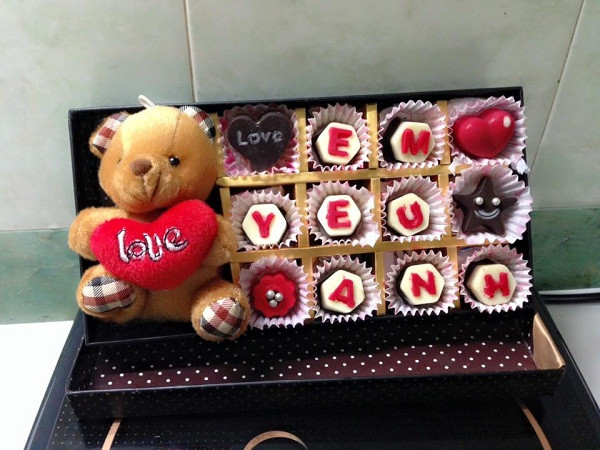 Guide to making simple chocolate for him on Valentine's Day Picture 7