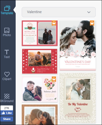 Guide to making Valentine cards on Fotojet Picture 3