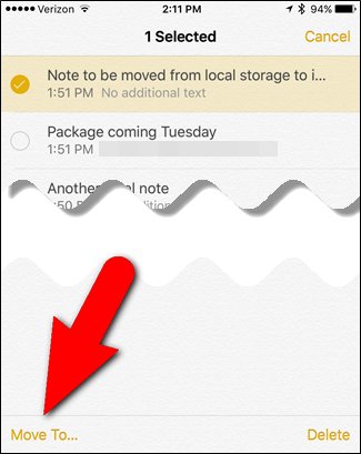 Guide to moving Note from OnMyiPhone to iCloud Picture 6