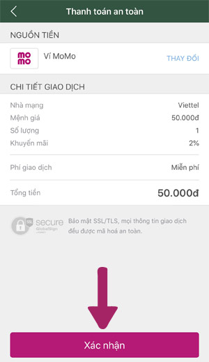 Guide to recharge your phone with MOMO wallet Picture 6