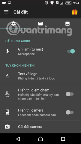 Guide to recording Android screen videos with AZ Screen Recorder Picture 7