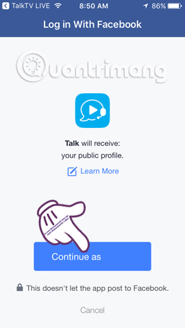 Guide to streaming Live stream TalkTV Live on the phone Picture 4
