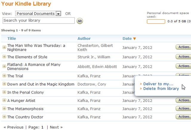 Guide to transfer ebook into the Amazon Kindle Picture 8