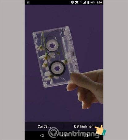 Guide to turn videos into beautiful wallpapers on Android phones Picture 9