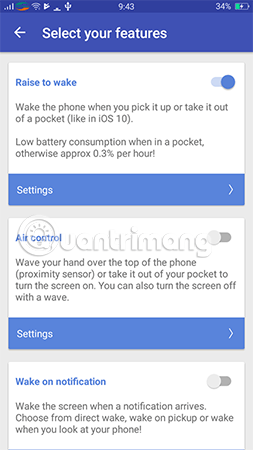 Guide to unlock smart screen like iPhone for Android device Picture 4