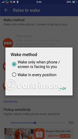Guide to unlock smart screen like iPhone for Android device Picture 5
