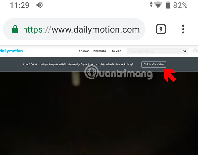 Guide to upload videos to Dailymotion on the phone Picture 11