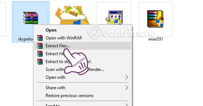 Guide to viewing message history on Skype Picture 4