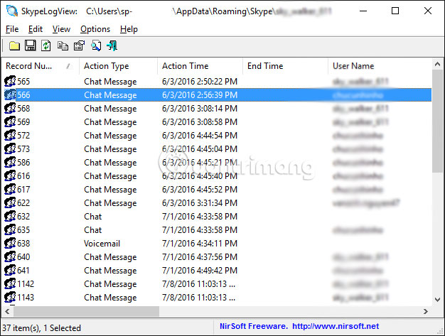 Guide to viewing message history on Skype Picture 6