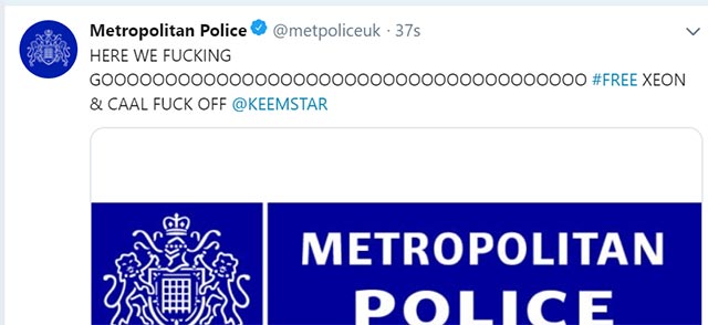 Hacker took control of the London Police Department website, posting 'unacceptable' content. Picture 3