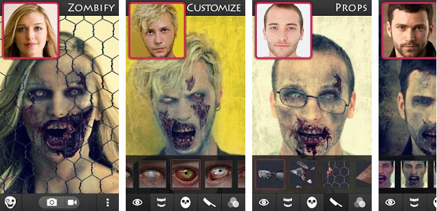 Halloween applications help turn ordinary photos into scary ghost photos Picture 2