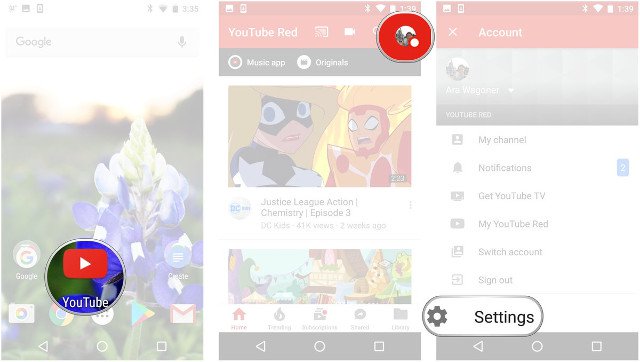 Handbook for using YouTube on Android Picture 7