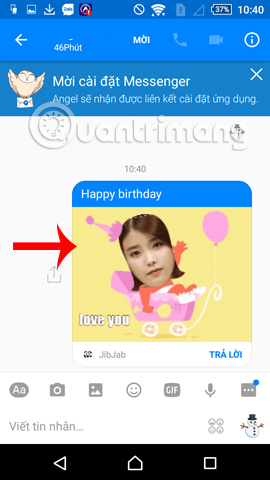 Have you tried sending GIF images of faces on Facebook Messenger? Picture 20