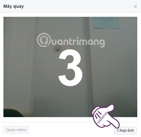 Have you tried taking pictures, recording videos right away on Facebook in the web? Picture 5