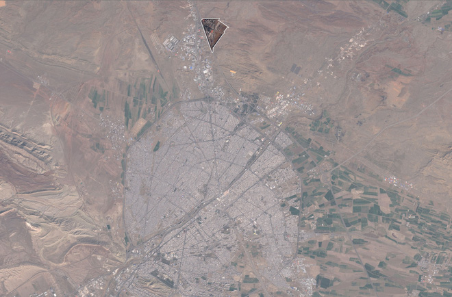 The burial chamber of the deceased due to Covid-19 in Iran is large enough to be seen from space Picture 2