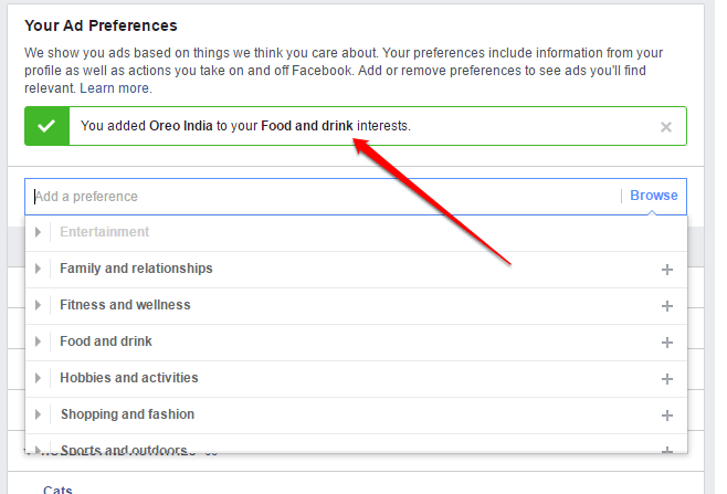 Here's how to choose the type of Facebook ad that shows up on your Facebook Picture 12