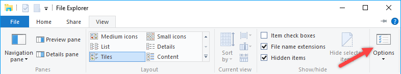 Here's how to make the File Explorer Windows 10 interface look like File Explorer Windows 7 Picture 2