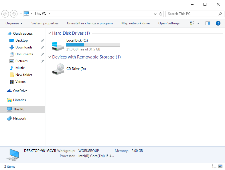 Here's how to make the File Explorer Windows 10 interface look like File Explorer Windows 7 Picture 8