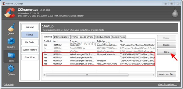 Here's how to remove the VideoScavenger Toolbar adware Picture 12