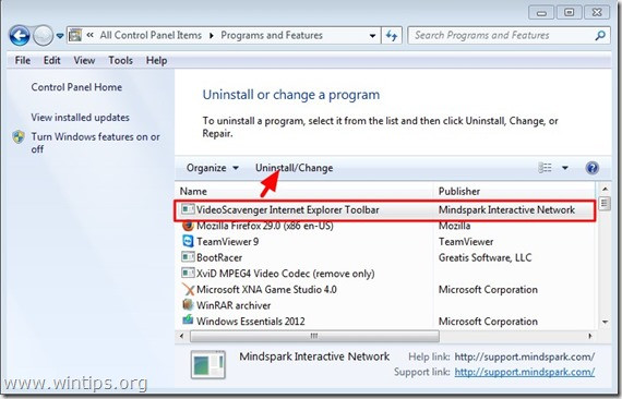 Here's how to remove the VideoScavenger Toolbar adware Picture 6