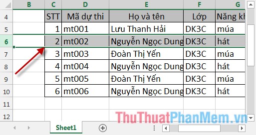 Hide and display columns and rows in Excel Picture 6