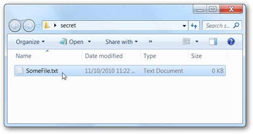 Hide data in a 'secret' text file Picture 5