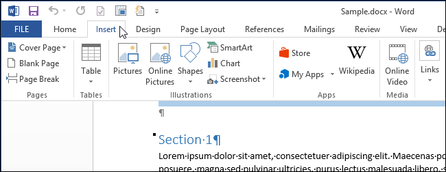 how to hide text in word 2013 tables