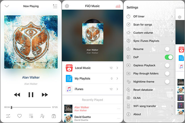 Hi-res music applications on the phone Picture 4