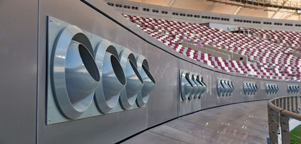 Hot 50 degrees C, Qatar installed huge outdoor air conditioning to help people feel cooler Picture 5